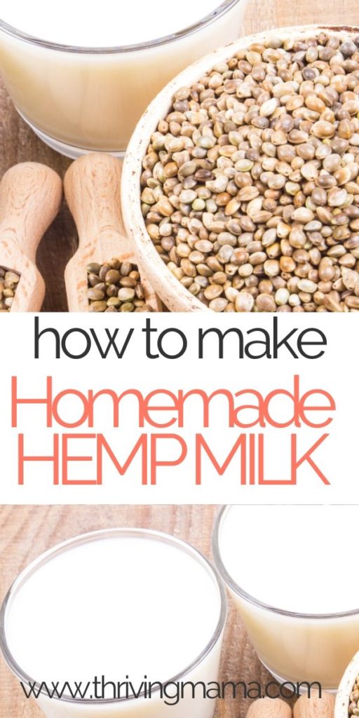 homemade hemp milk recipe