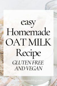 easy homemade oat milk recipe 